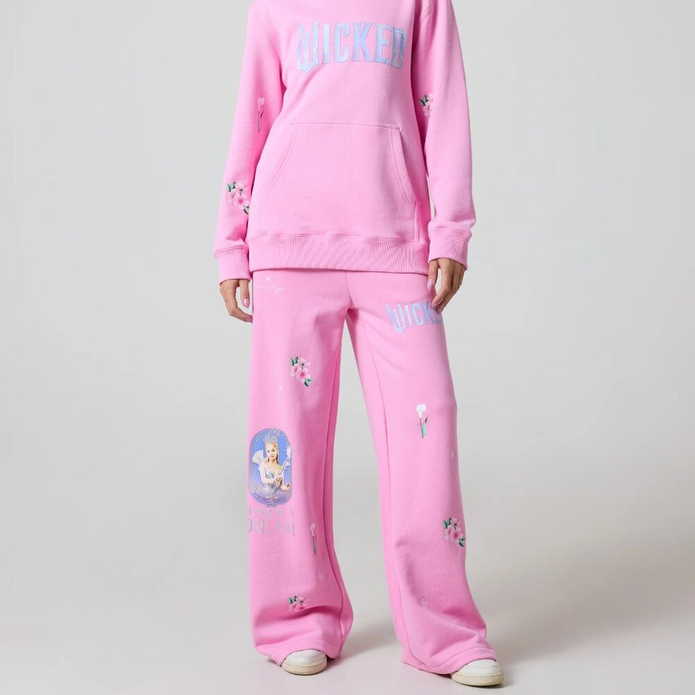 *NWT* - Samii Ryan - Wicked: For Good, Glinda Living In A Dream Sweatpants - S - Picture 2 of 7